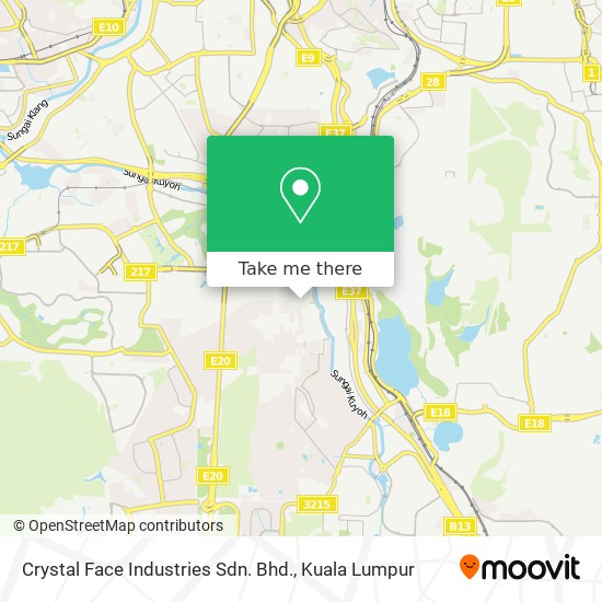 Crystal Face Industries Sdn. Bhd. map