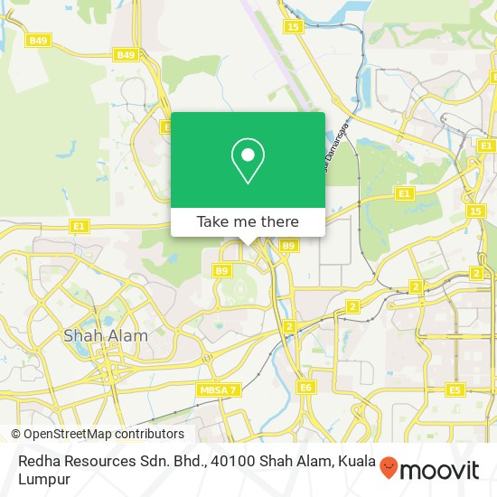 Redha Resources Sdn. Bhd., 40100 Shah Alam map