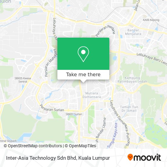 Inter-Asia Technology Sdn Bhd map