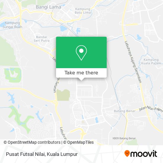 Pusat Futsal Nilai map