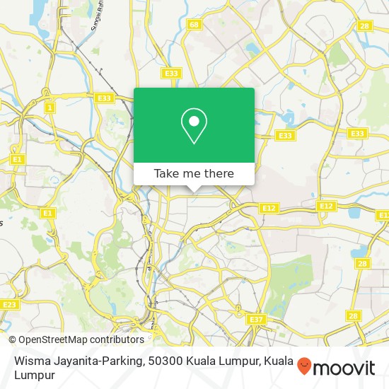 Wisma Jayanita-Parking, 50300 Kuala Lumpur map