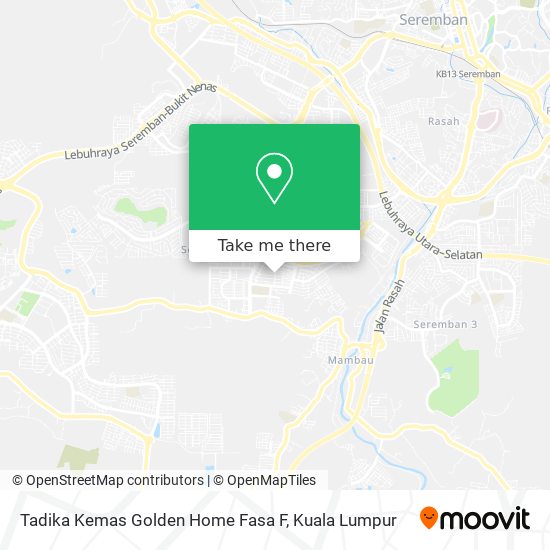 Tadika Kemas Golden Home Fasa F map