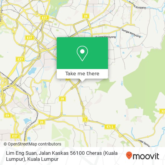 Lim Eng Suan, Jalan Kaskas 56100 Cheras (Kuala Lumpur) map