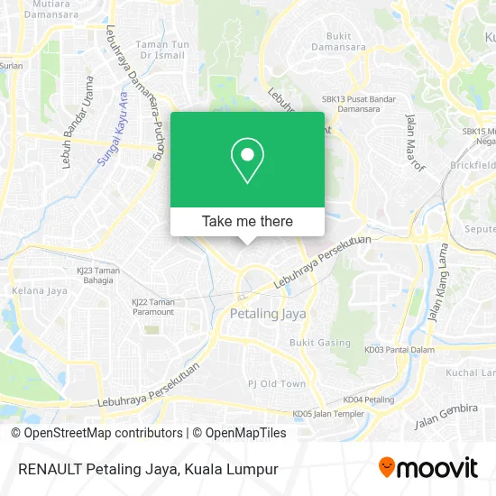 RENAULT Petaling Jaya map