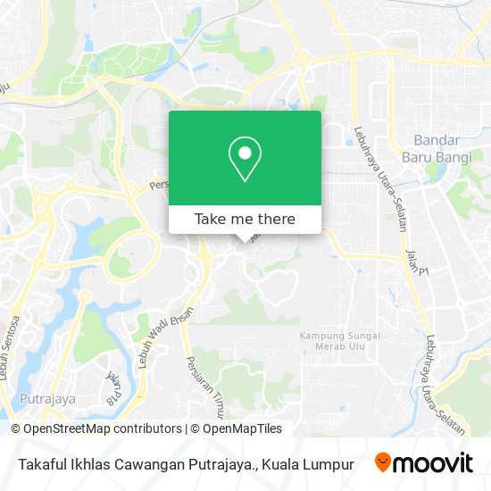 Takaful Ikhlas Cawangan Putrajaya. map