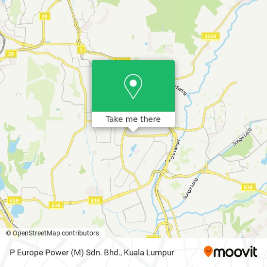 P Europe Power (M) Sdn. Bhd. map