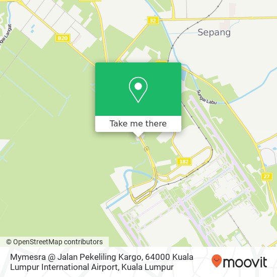 Mymesra @ Jalan Pekeliling Kargo, 64000 Kuala Lumpur International Airport map