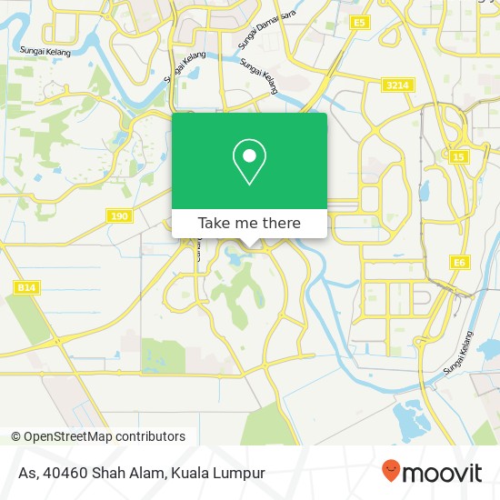 As, 40460 Shah Alam map