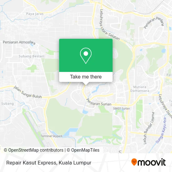 Repair Kasut Express map