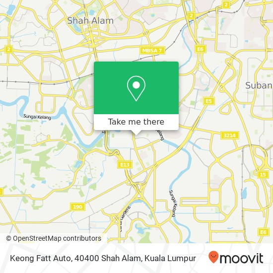 Keong Fatt Auto, 40400 Shah Alam map