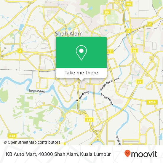 KB Auto Mart, 40300 Shah Alam map