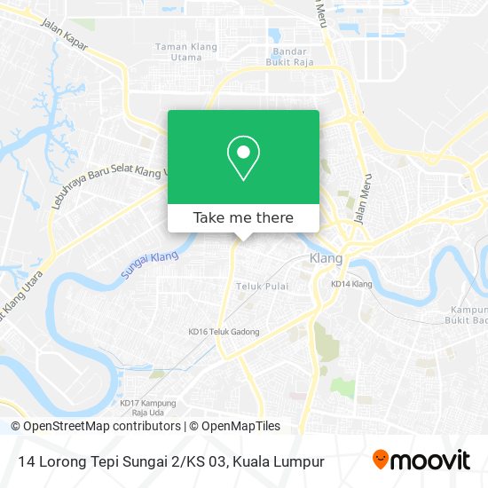 14 Lorong Tepi Sungai 2/KS 03 map