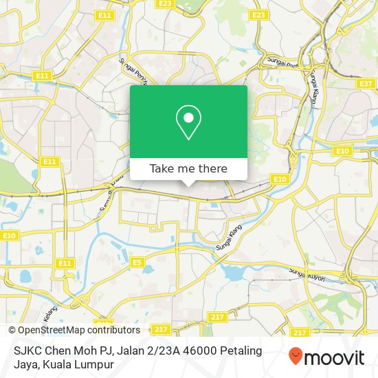 SJKC Chen Moh PJ, Jalan 2 / 23A 46000 Petaling Jaya map