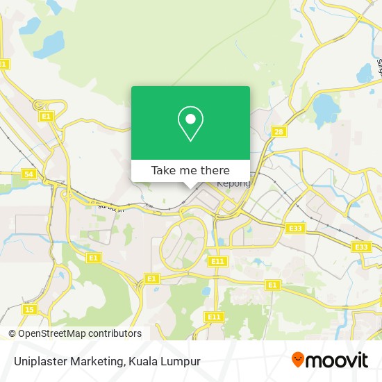 Peta Uniplaster Marketing