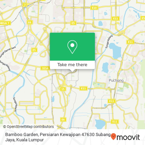 Bamboo Garden, Persiaran Kewajipan 47630 Subang Jaya map