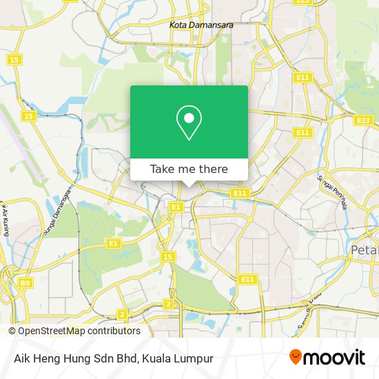 Peta Aik Heng Hung Sdn Bhd