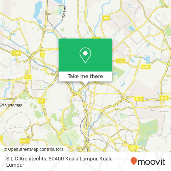 S L C Architechts, 50400 Kuala Lumpur map