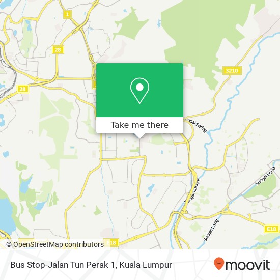 Peta Bus Stop-Jalan Tun Perak 1