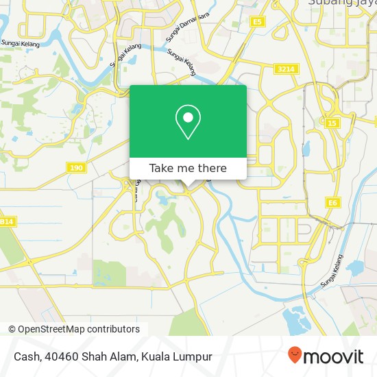 Cash, 40460 Shah Alam map