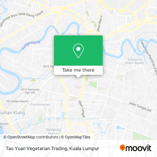 Tao Yuan Vegetarian Trading map