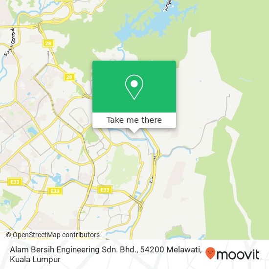 Peta Alam Bersih Engineering Sdn. Bhd., 54200 Melawati