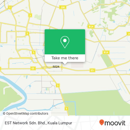 EST Network Sdn. Bhd. map
