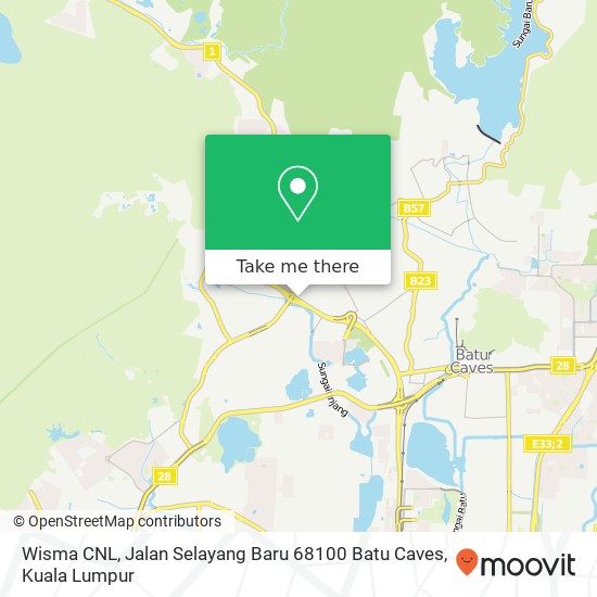 Wisma CNL, Jalan Selayang Baru 68100 Batu Caves map