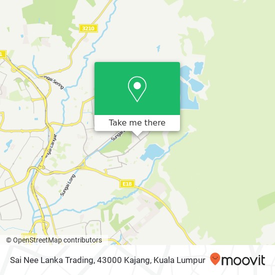 Peta Sai Nee Lanka Trading, 43000 Kajang