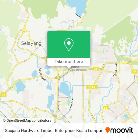 Saujana Hardware Timber Enterprise map