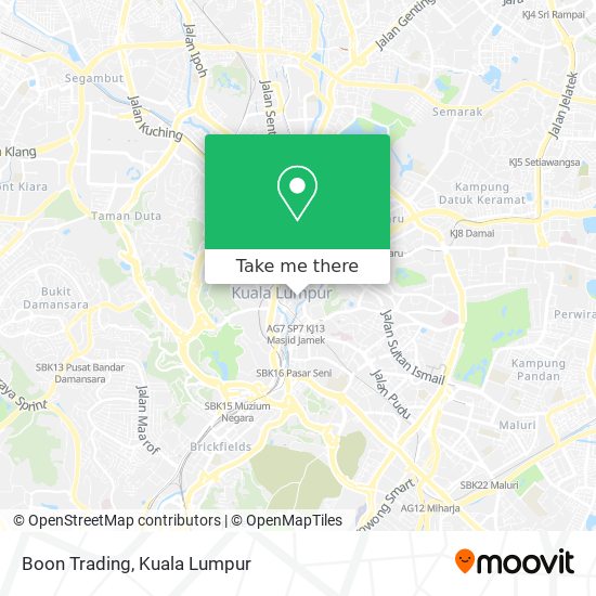 Boon Trading map