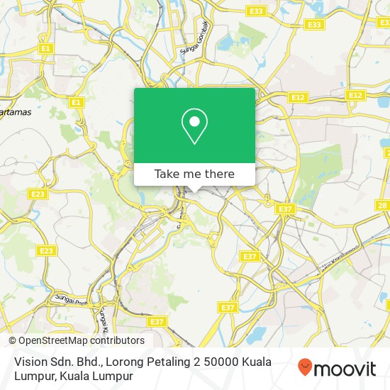 Vision Sdn. Bhd., Lorong Petaling 2 50000 Kuala Lumpur map