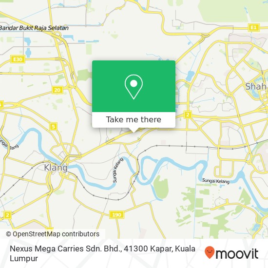 Nexus Mega Carries Sdn. Bhd., 41300 Kapar map