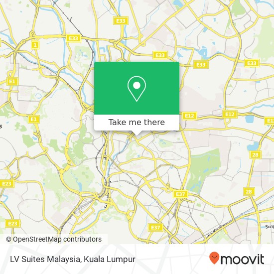 Peta LV Suites Malaysia