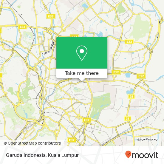 Peta Garuda Indonesia