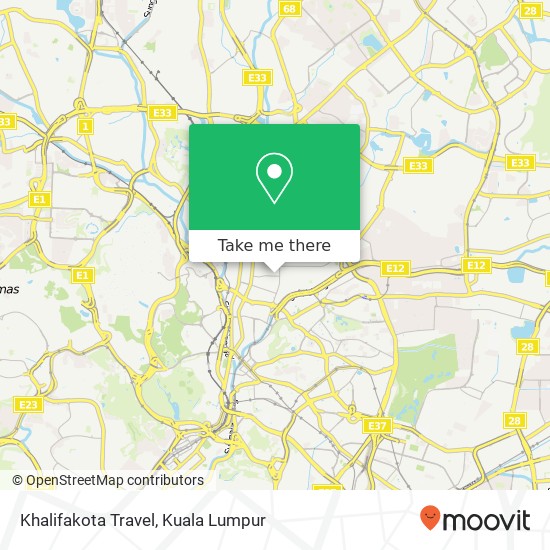 Peta Khalifakota Travel