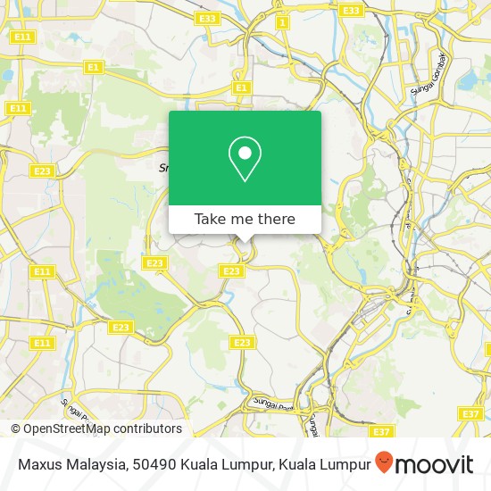 Maxus Malaysia, 50490 Kuala Lumpur map