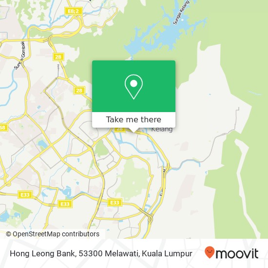 Hong Leong Bank, 53300 Melawati map