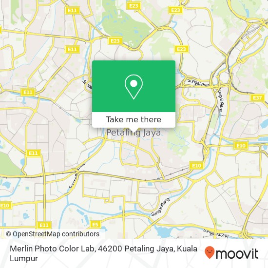 Merlin Photo Color Lab, 46200 Petaling Jaya map