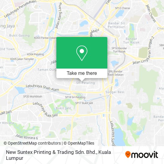 New Suntex Printing & Trading Sdn. Bhd. map