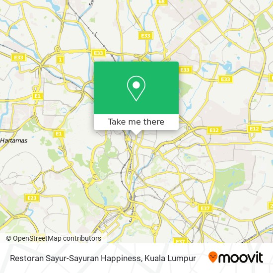 Restoran Sayur-Sayuran Happiness map