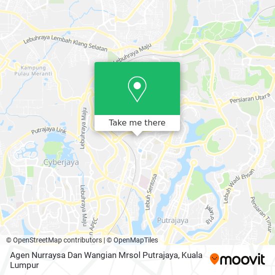 Agen Nurraysa Dan Wangian Mrsol Putrajaya map