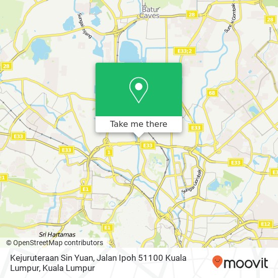 Peta Kejuruteraan Sin Yuan, Jalan Ipoh 51100 Kuala Lumpur