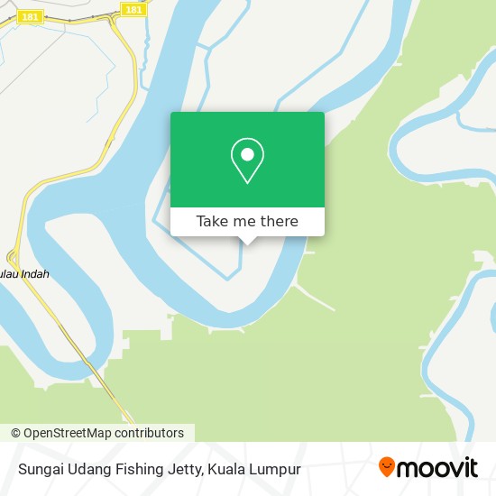 Sungai Udang Fishing Jetty map
