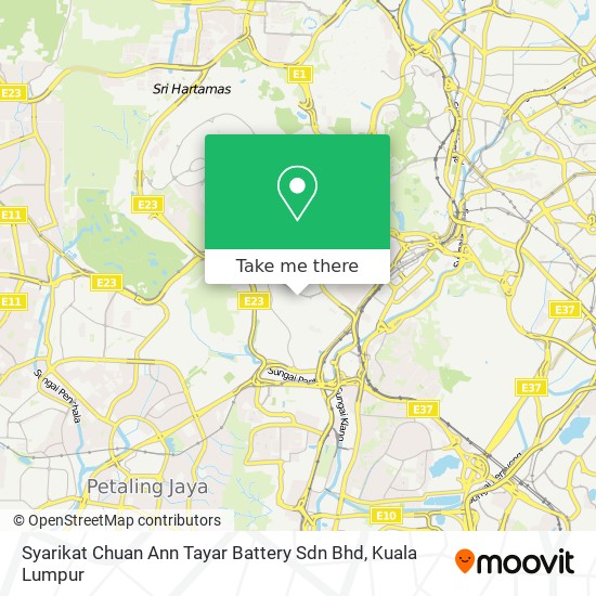 Syarikat Chuan Ann Tayar Battery Sdn Bhd map