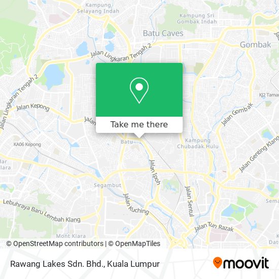Rawang Lakes Sdn. Bhd. map