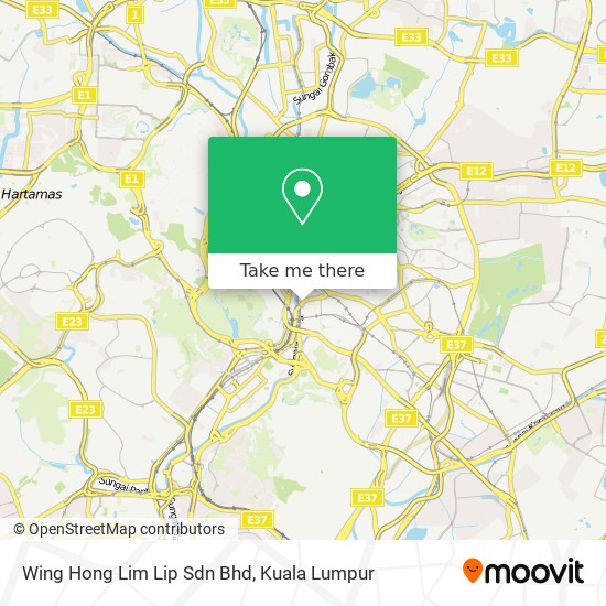 Peta Wing Hong Lim Lip Sdn Bhd