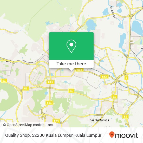 Quality Shop, 52200 Kuala Lumpur map