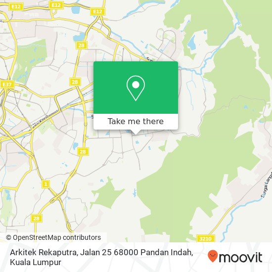 Arkitek Rekaputra, Jalan 25 68000 Pandan Indah map