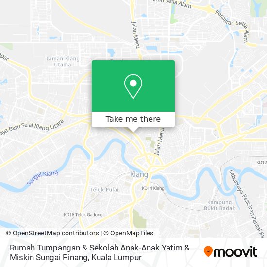 Rumah Tumpangan & Sekolah Anak-Anak Yatim & Miskin Sungai Pinang map