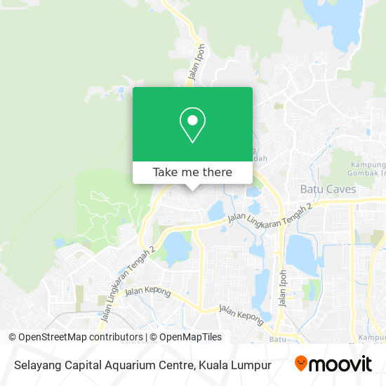 Peta Selayang Capital Aquarium Centre